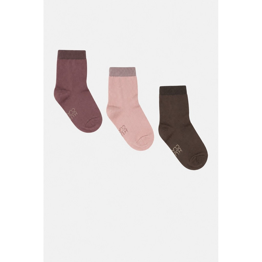Foty 3-Pack Socks Wool/Bamboo Old Rose