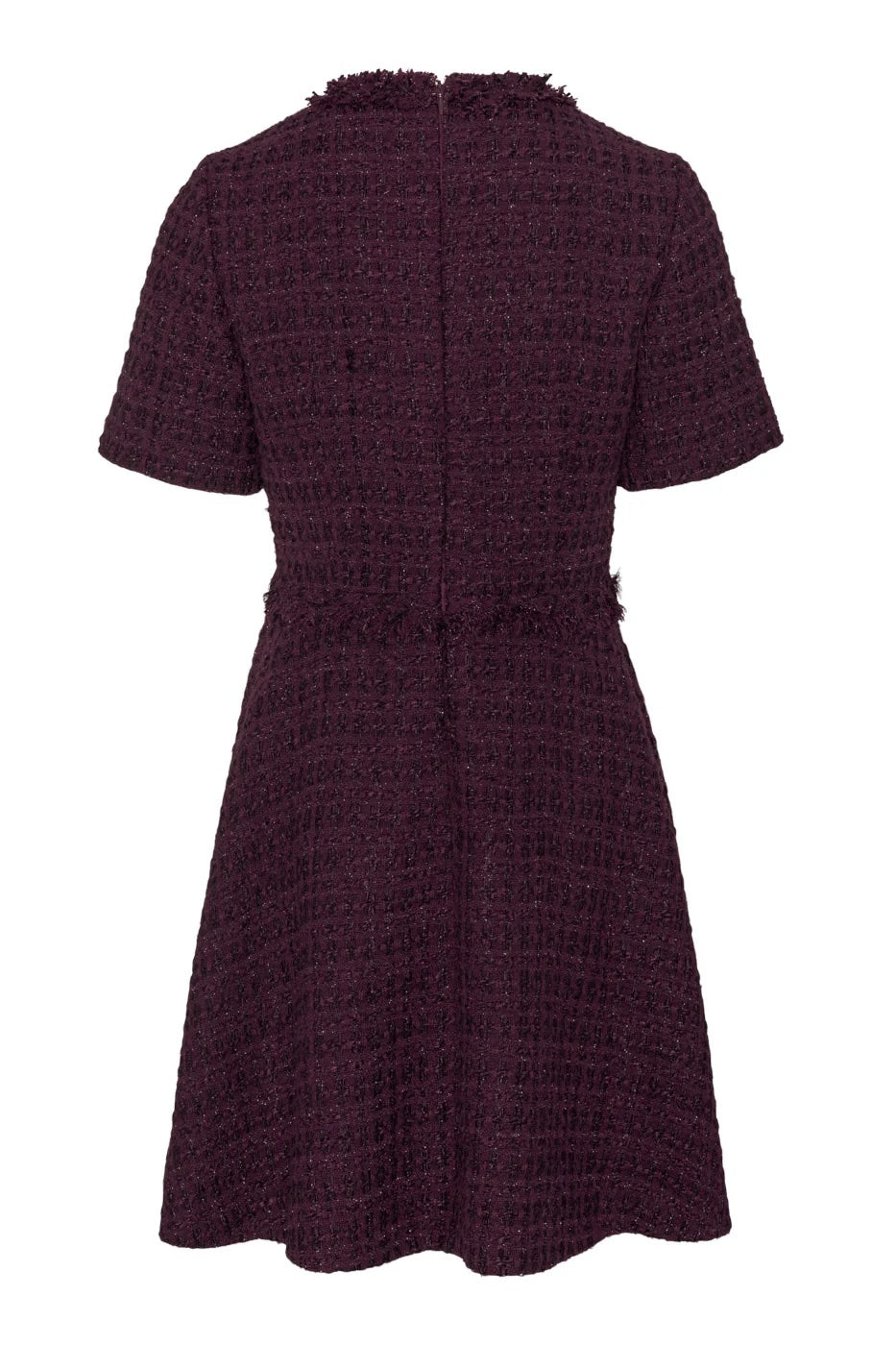 Dottie Mini Dress Burgundy