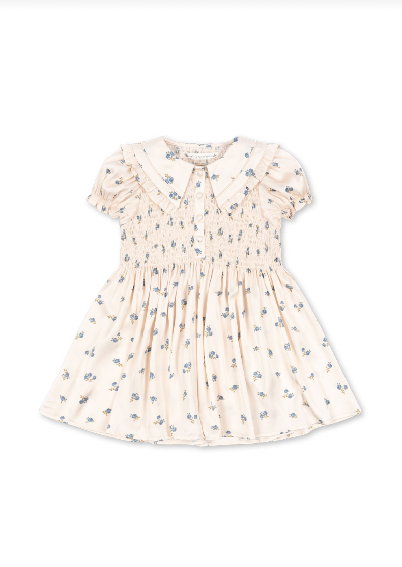 Celebration Sheeny Smock Dress Rosa Bleu