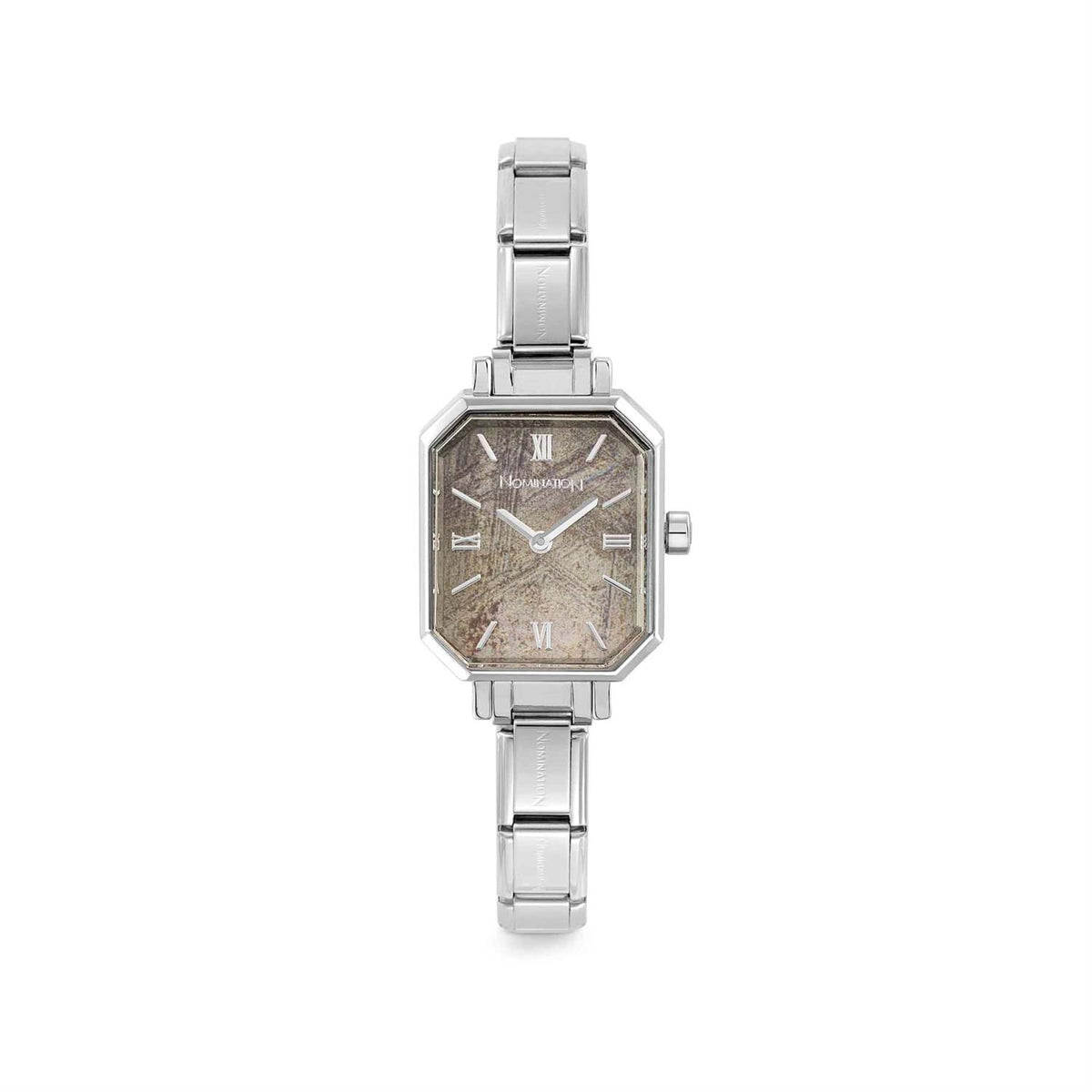 Paris Watch Rectangular New Meteorite Grey
