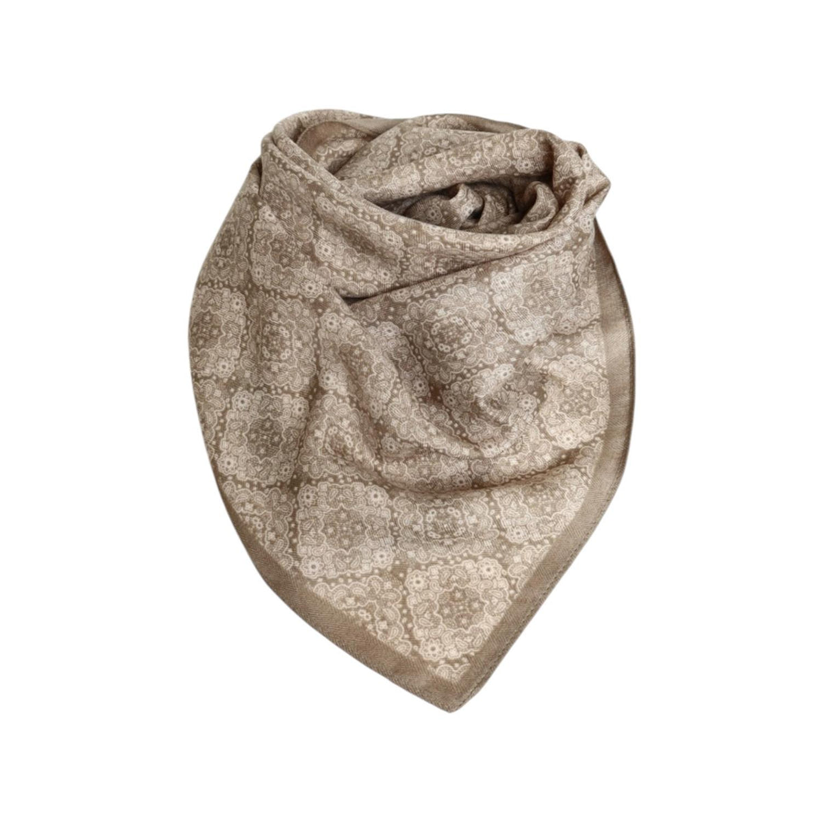 Bomull/Viskose Skjerf Dus Grønn/Beige #11