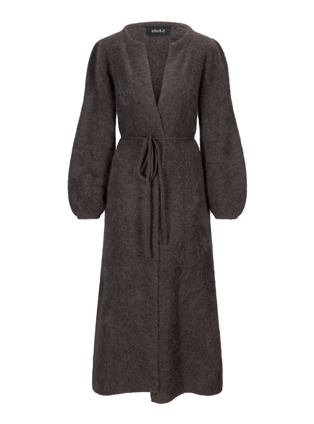 Olivia Chunky Cardigan Dark Brown