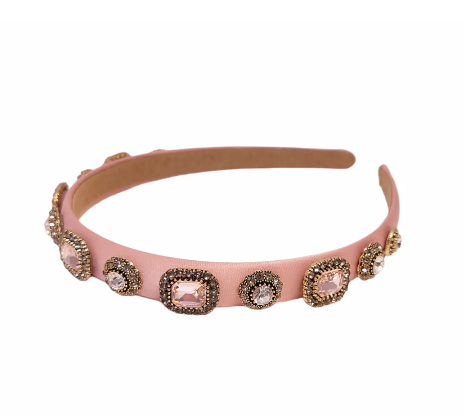 Hårbøyle Kate Med Stener Rosa