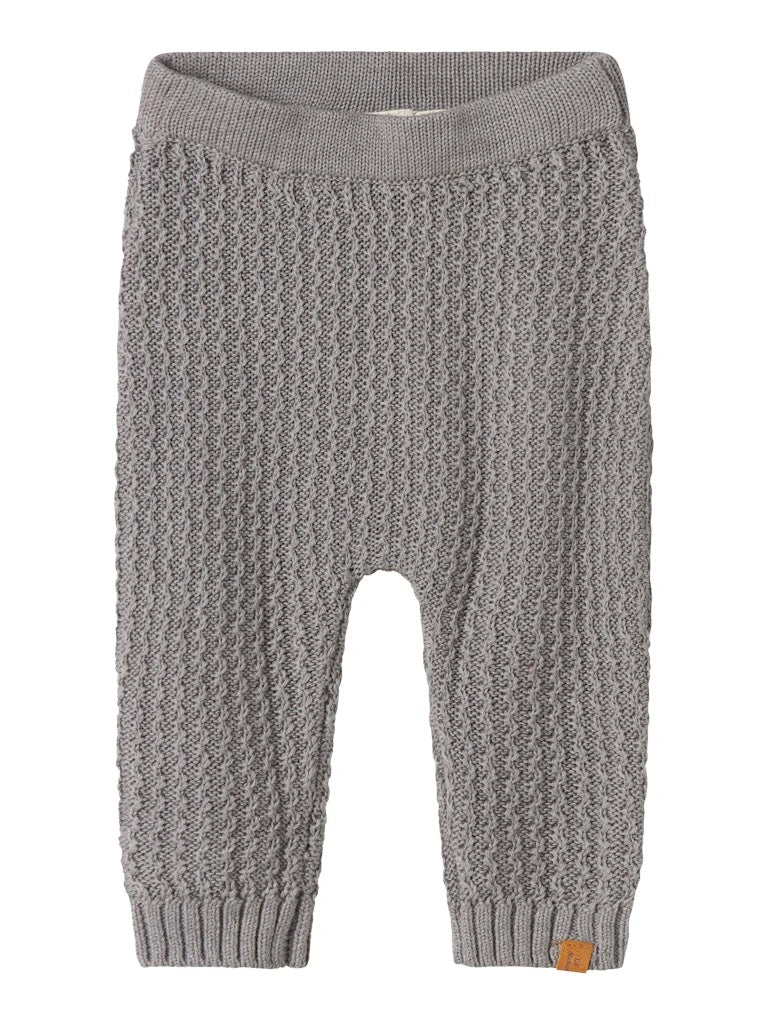 Kanto Strikket Bukse Ultimate Grey