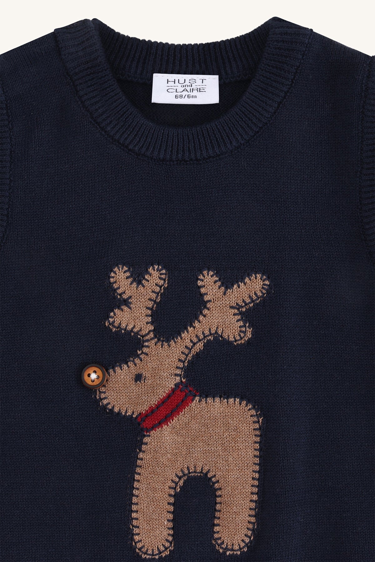 Perry Deer Vest More Navy