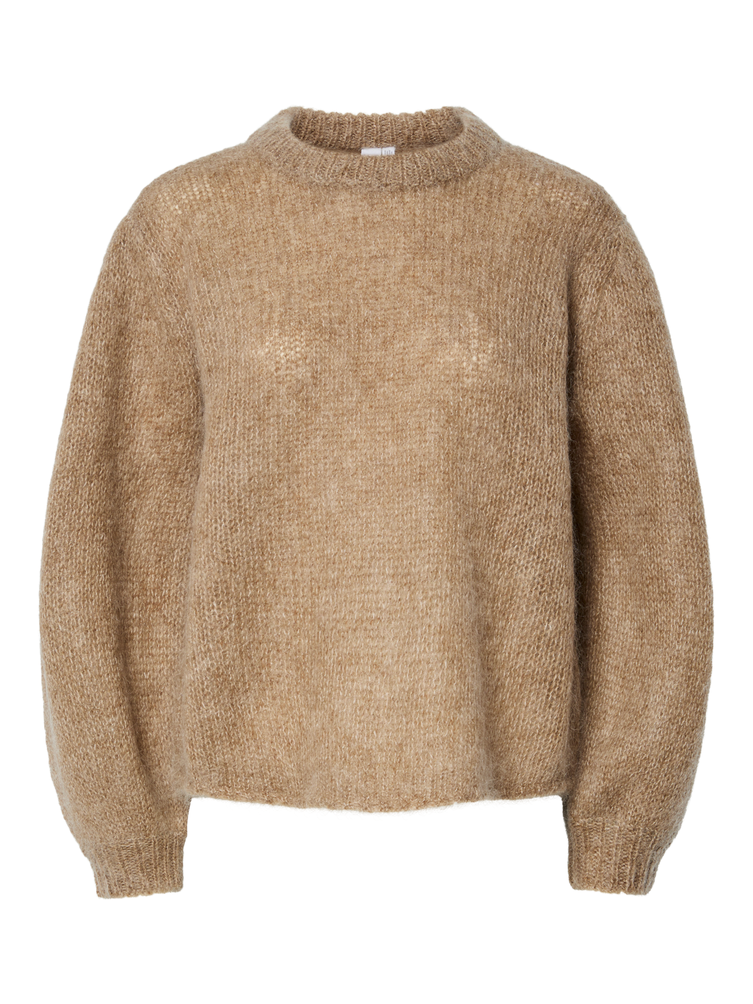 YASLAMBU O-Neck Pullover Sepia Tint