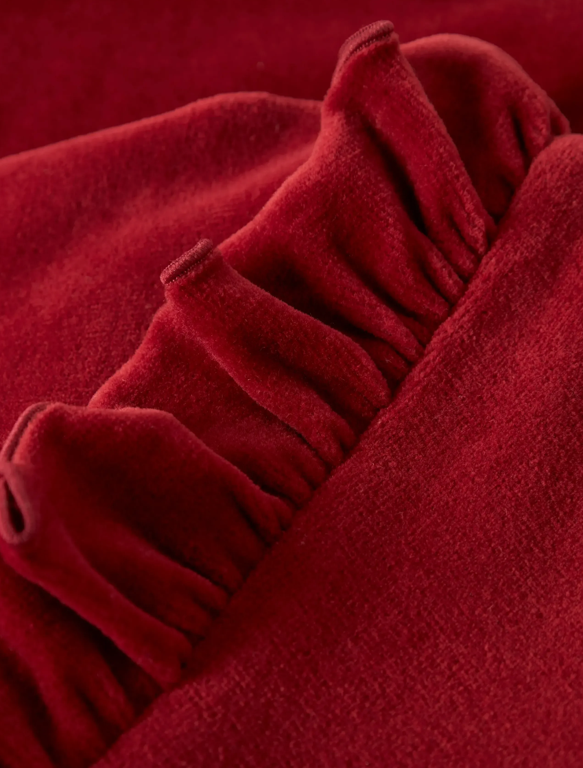 Saga Sag Ls Dress Mini Red Dahlia