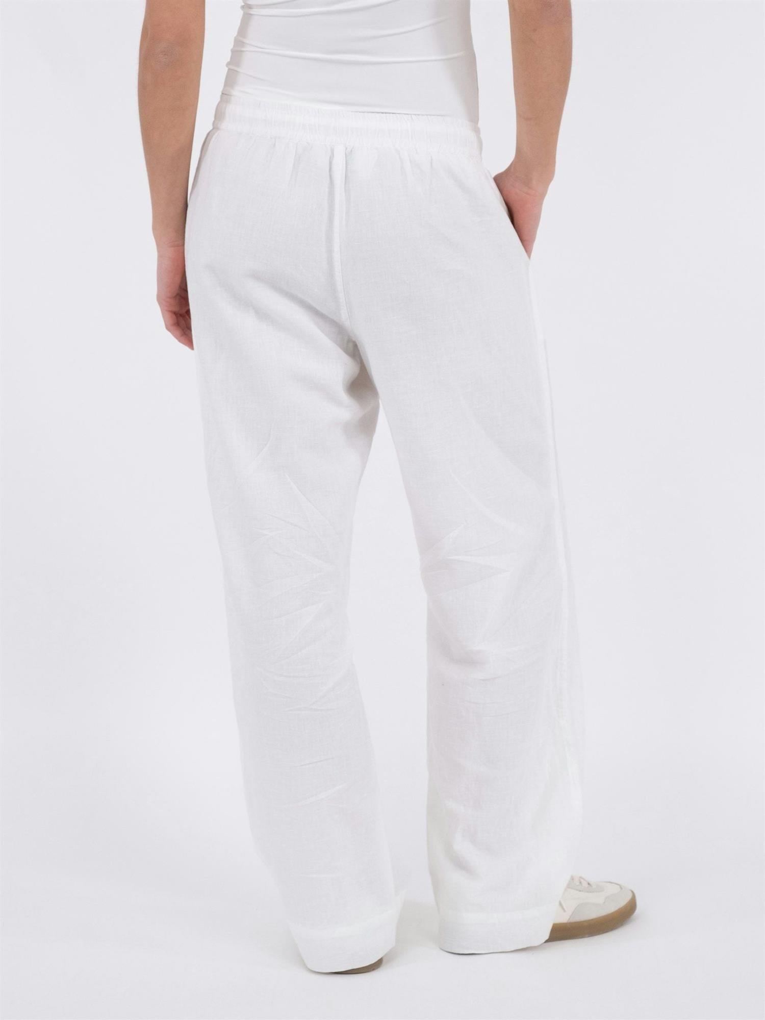 Sonar Linen Pants White