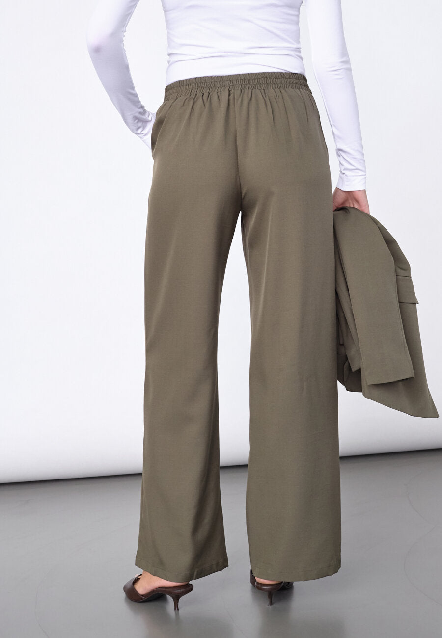 Viksa Pant Olive Melange