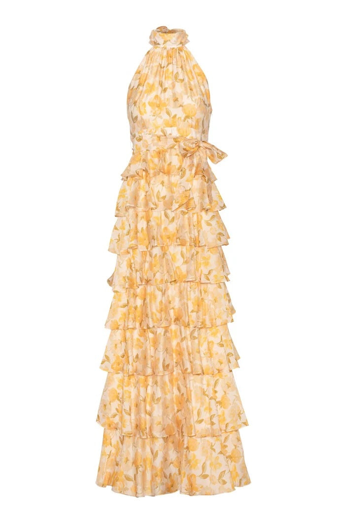 Angel Maxi Halterneck Dress Sunlit