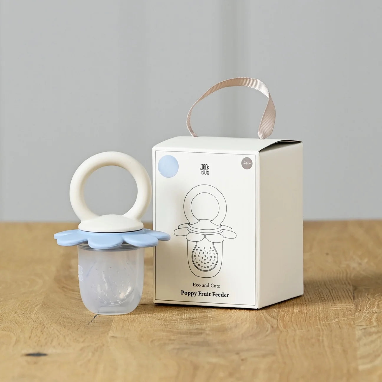 Poppy Fruit Feeder Cream & Pale Blue