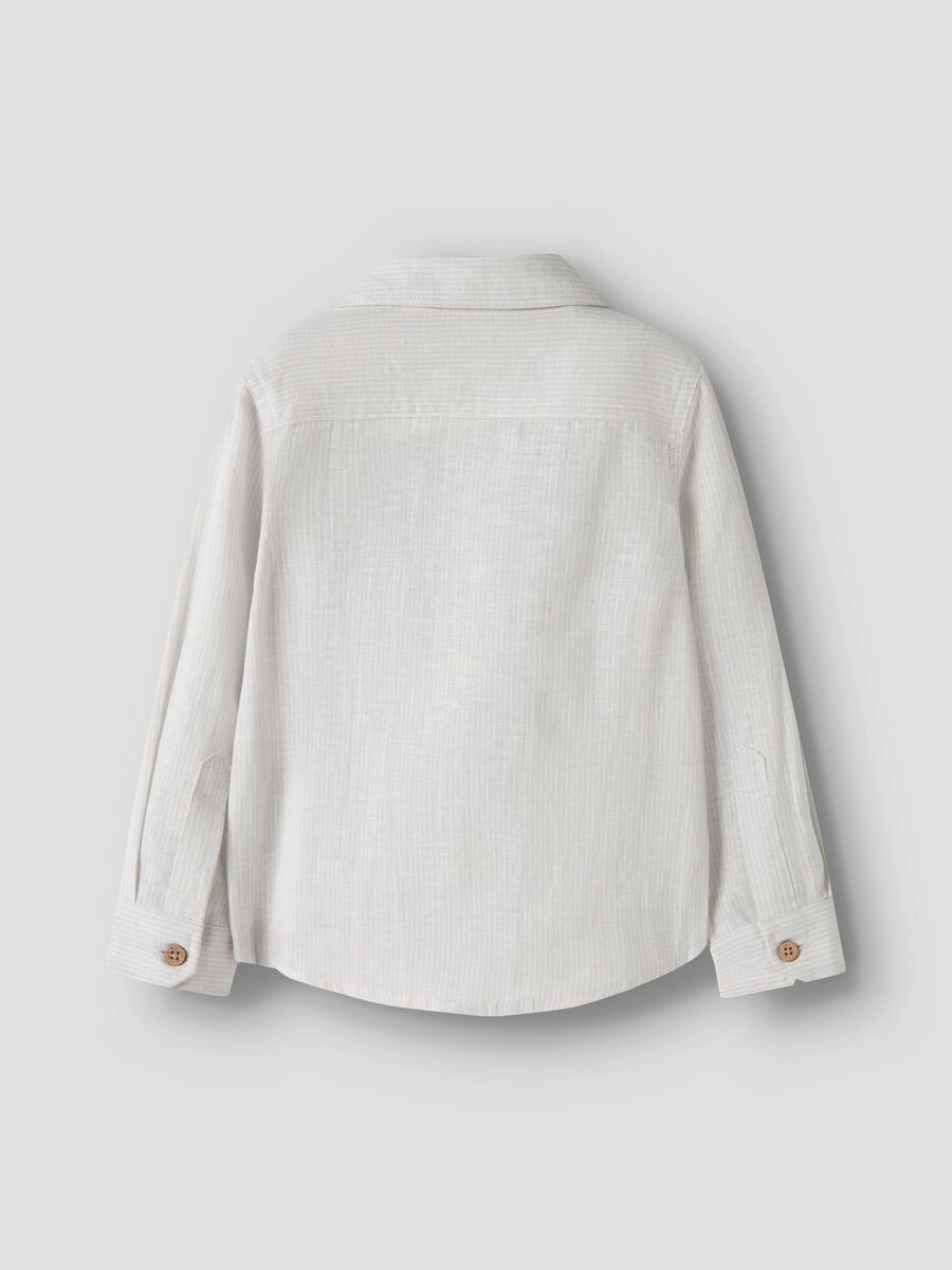 Jesper Ls Shirt Gray Dawn