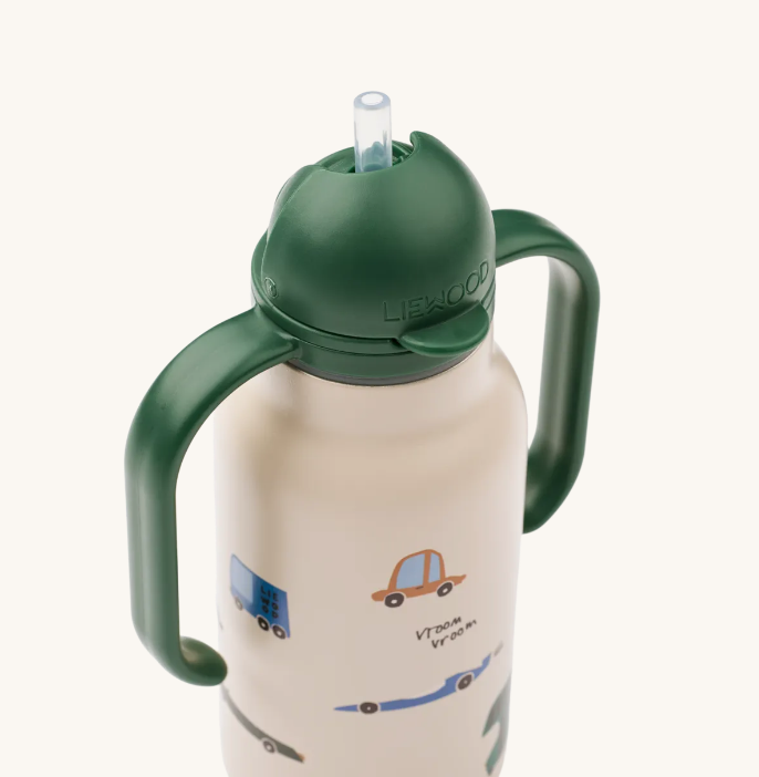 Kimmie Water Bottle 250ML Cars/Sandy