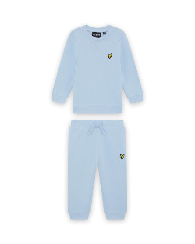 Crew Neck & Jogger Set Light Blue