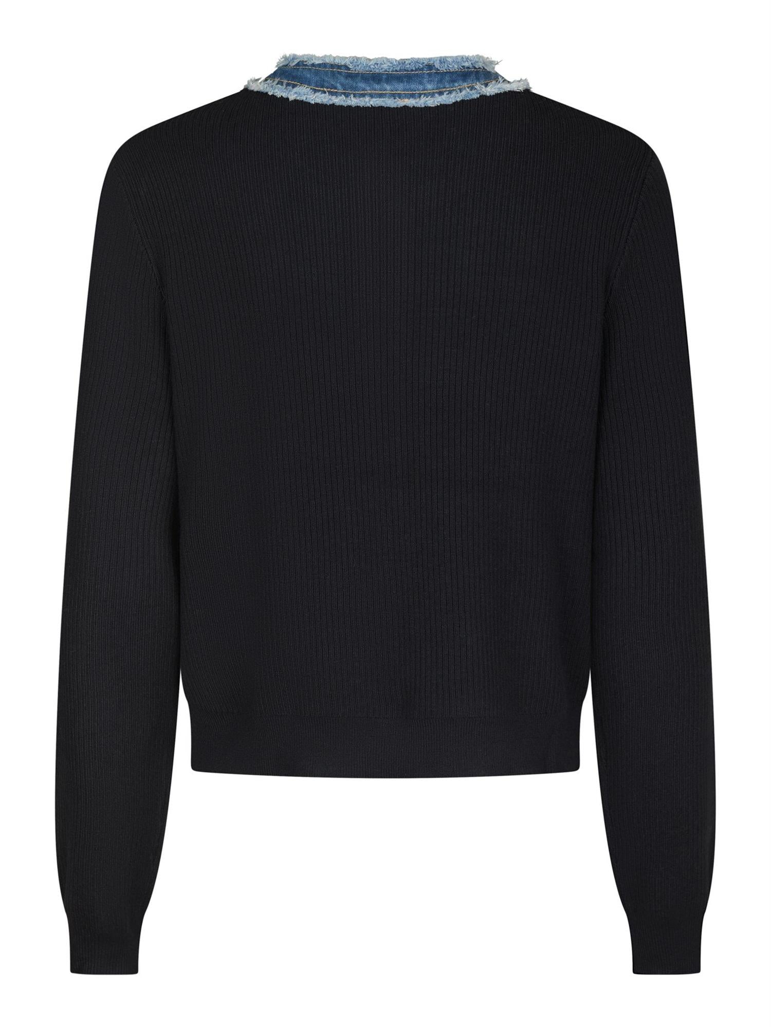 Zelma Knit Denim Cardigan Navy