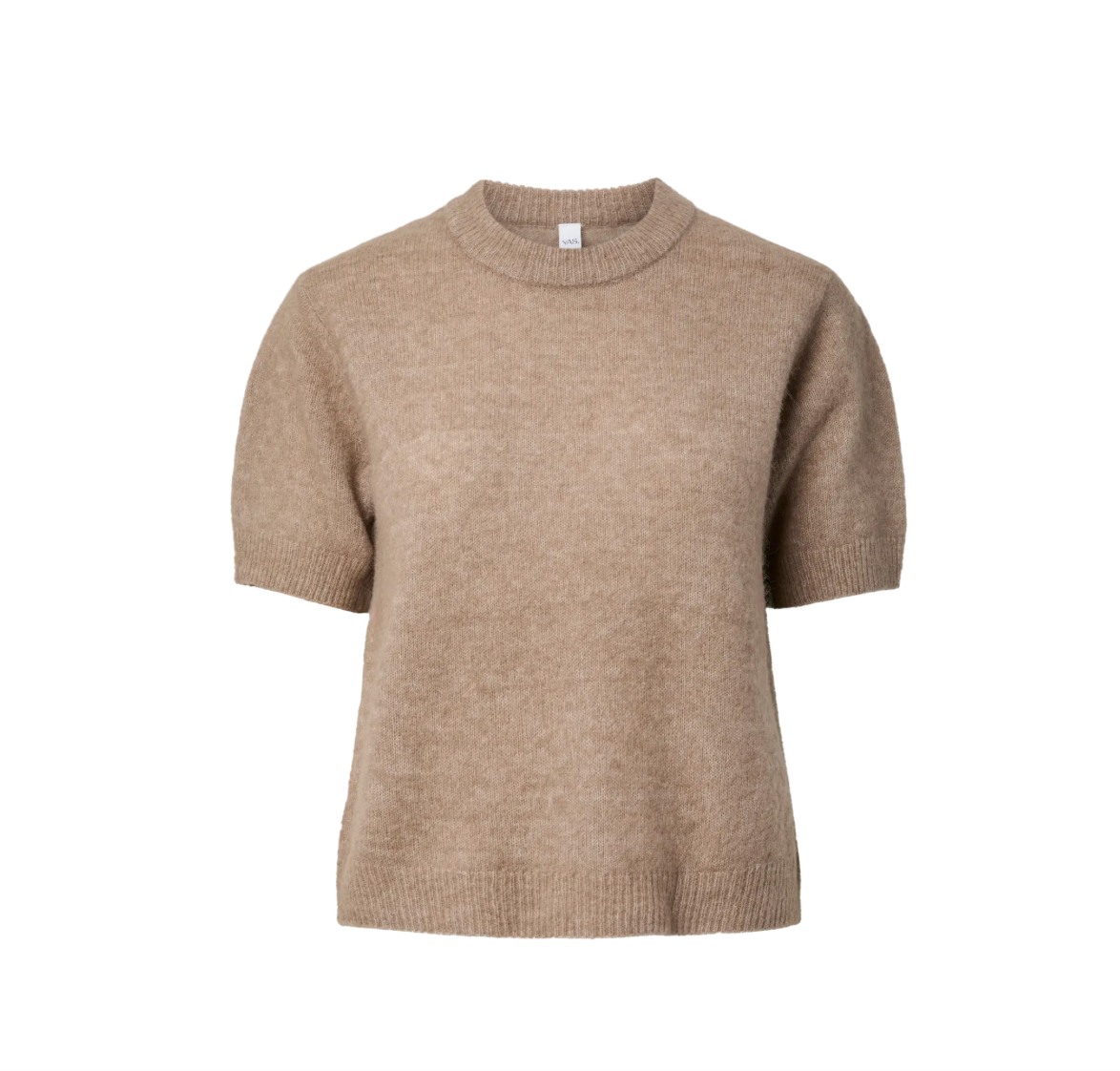 YASJOHI SS Wool BLend Pullover Taupe Gray