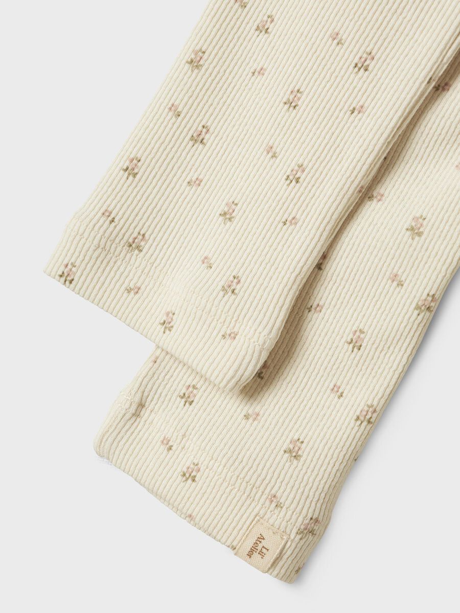 Gago Slim Legging Turtledove Flower