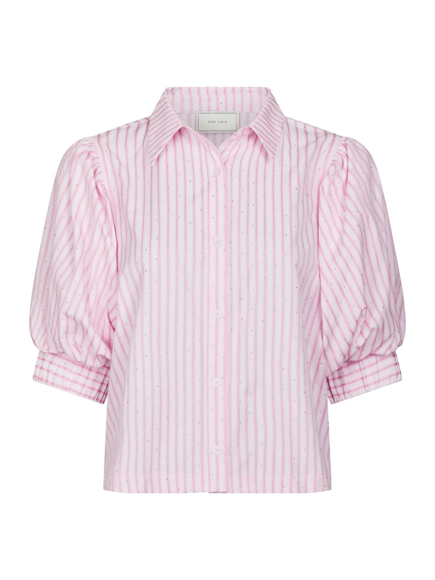 Etta Soft Stripe Stone Shirt Light Pink