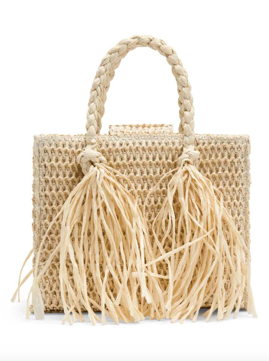 Sigrid Straw Bag Beige