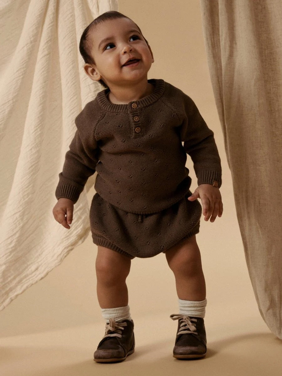 Laguna Knit Bloomers Shitake