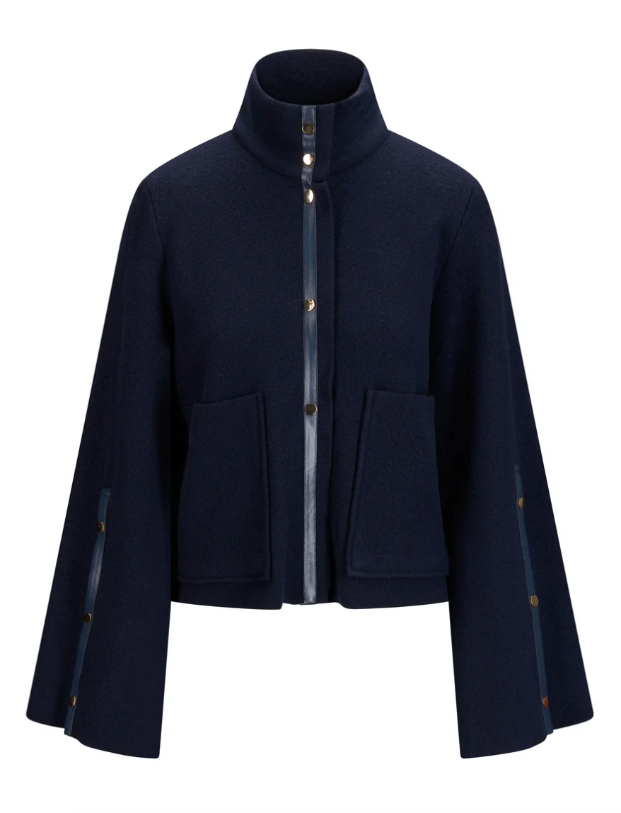 Enola Merino Jcket Navy