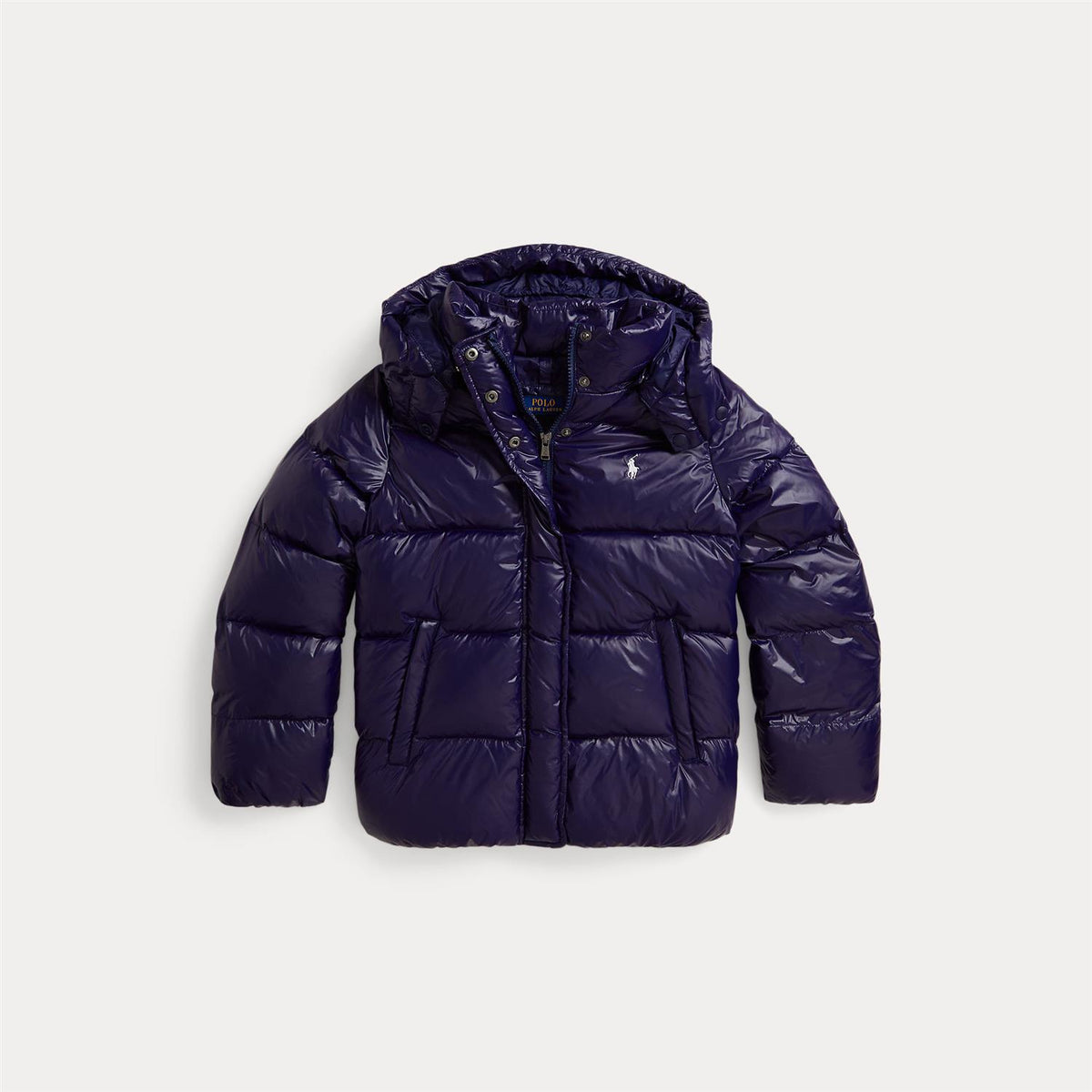 Down Hooded Jacket Newport Navy