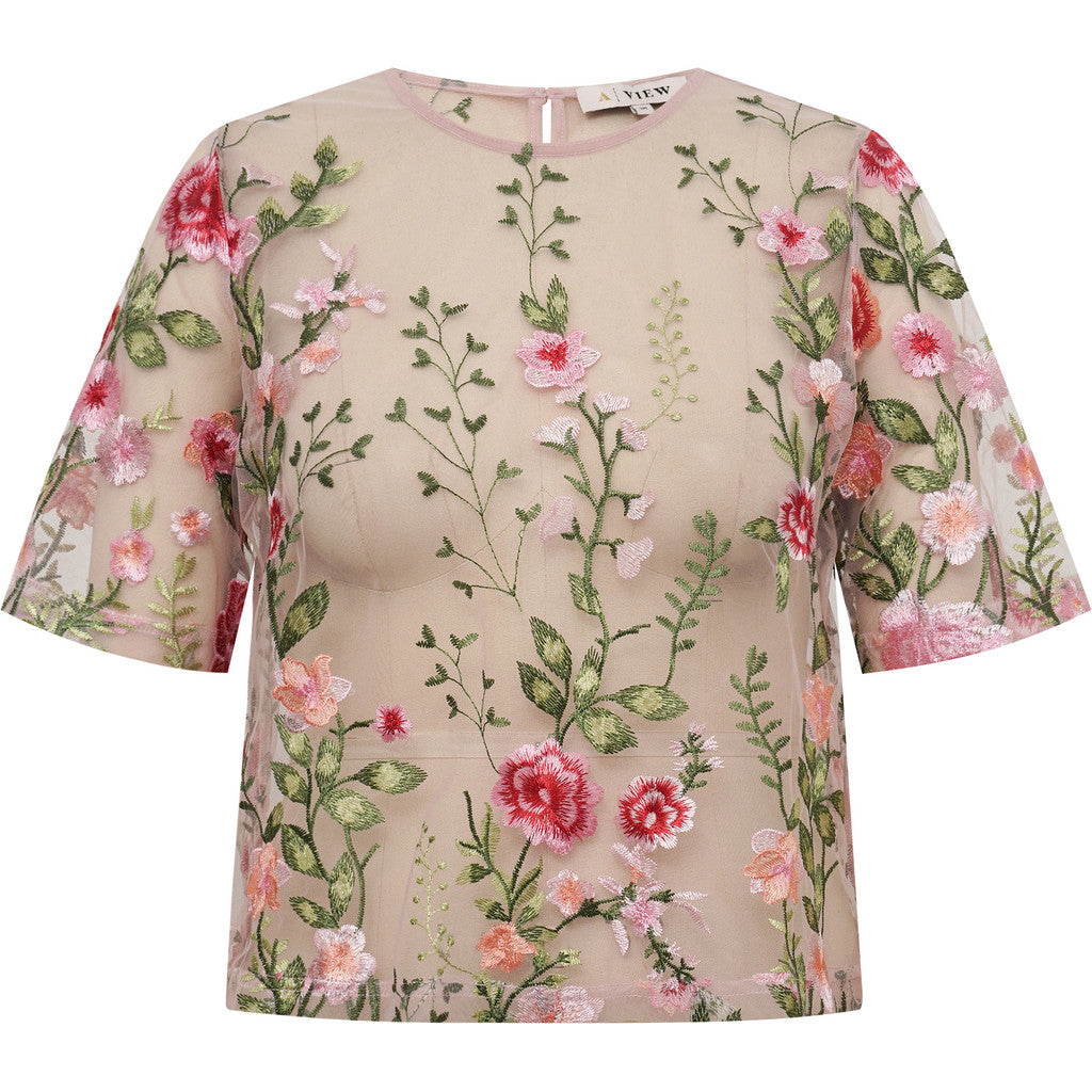 Fuschia Blouse Rose Red