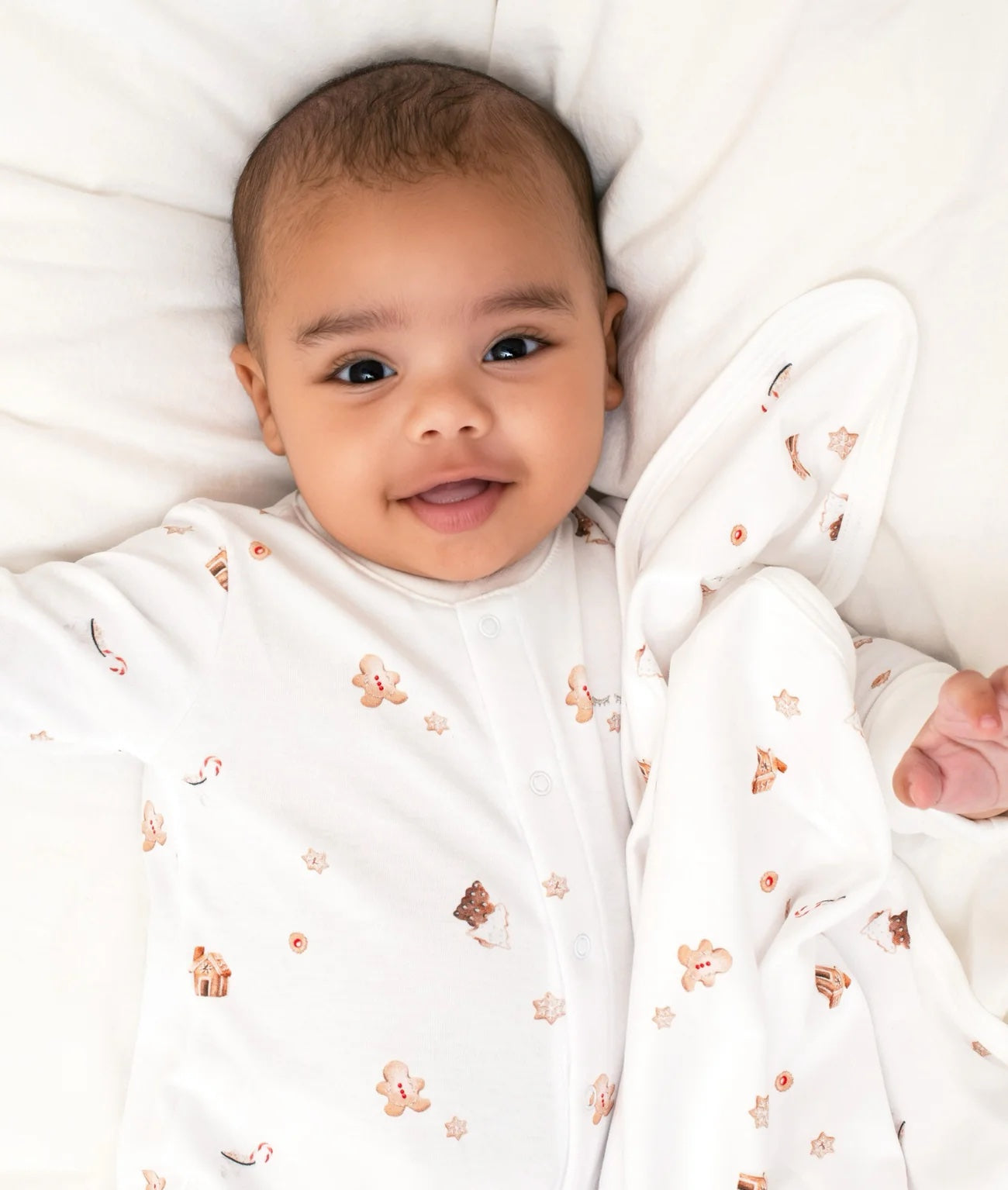 Little Gingerbreads Overall White