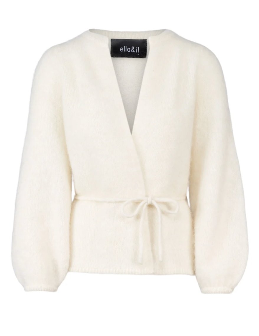 Fredrikke Chunky Cardigan Bright White