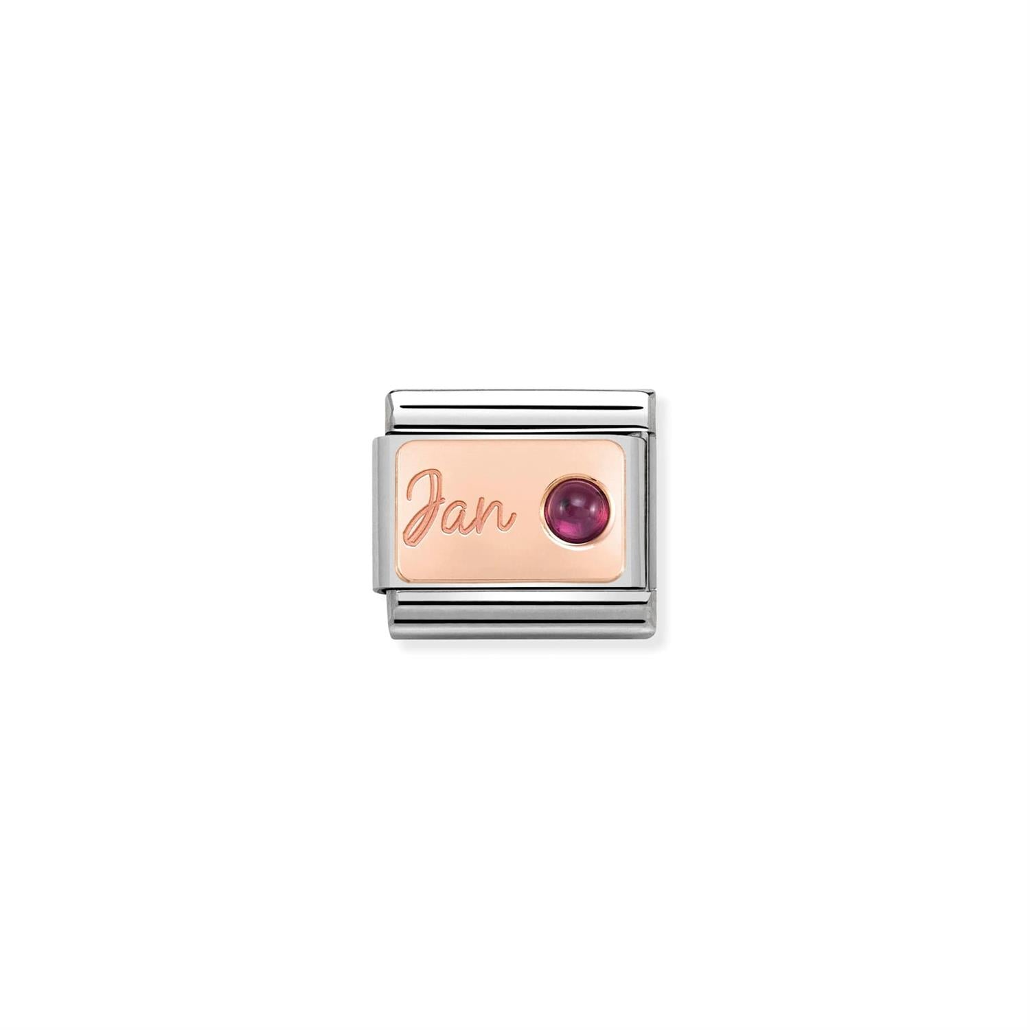 Birthstone Januar Rose Gold