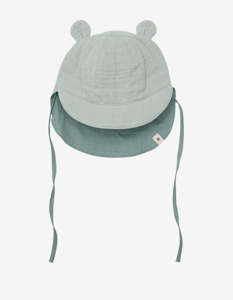 Summer Hat Ears Muslin Lily Pad