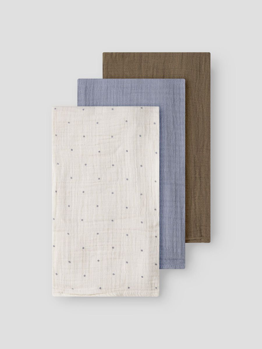 Nisley 3Pack Nappies Turtledove/Sepia Tint