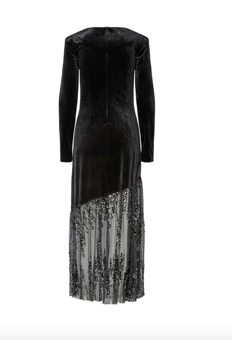 YASTERA Long Dress Black