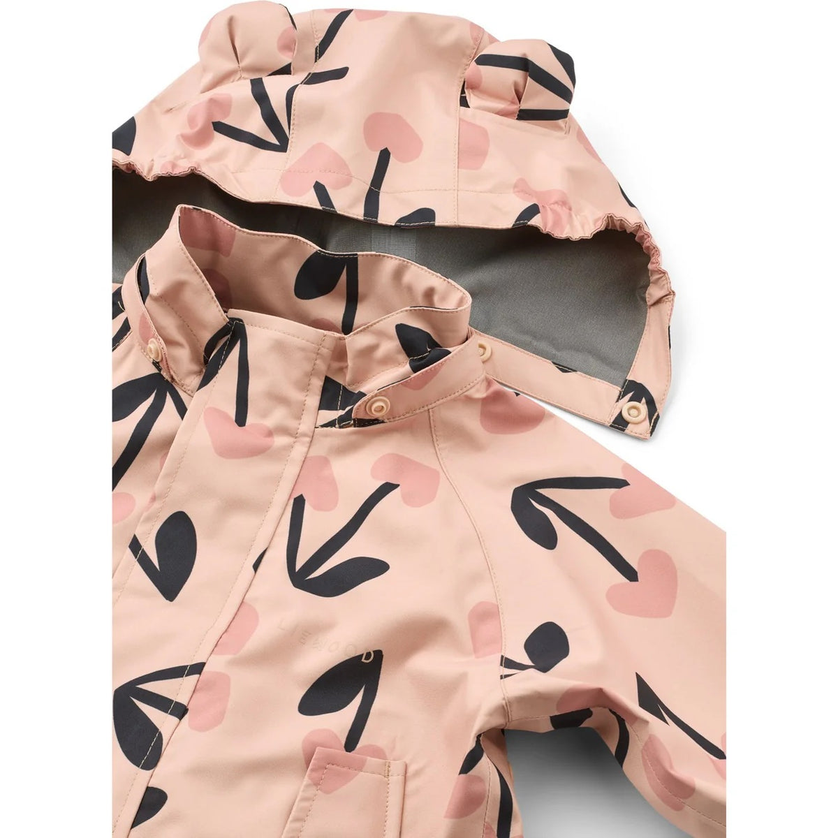 Manu Rainwear Set Mega Cherry Heart/Rosey Mix