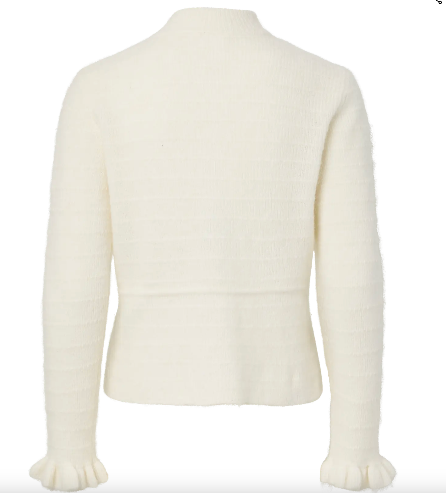 YASTHELLIS LS Cardigan White