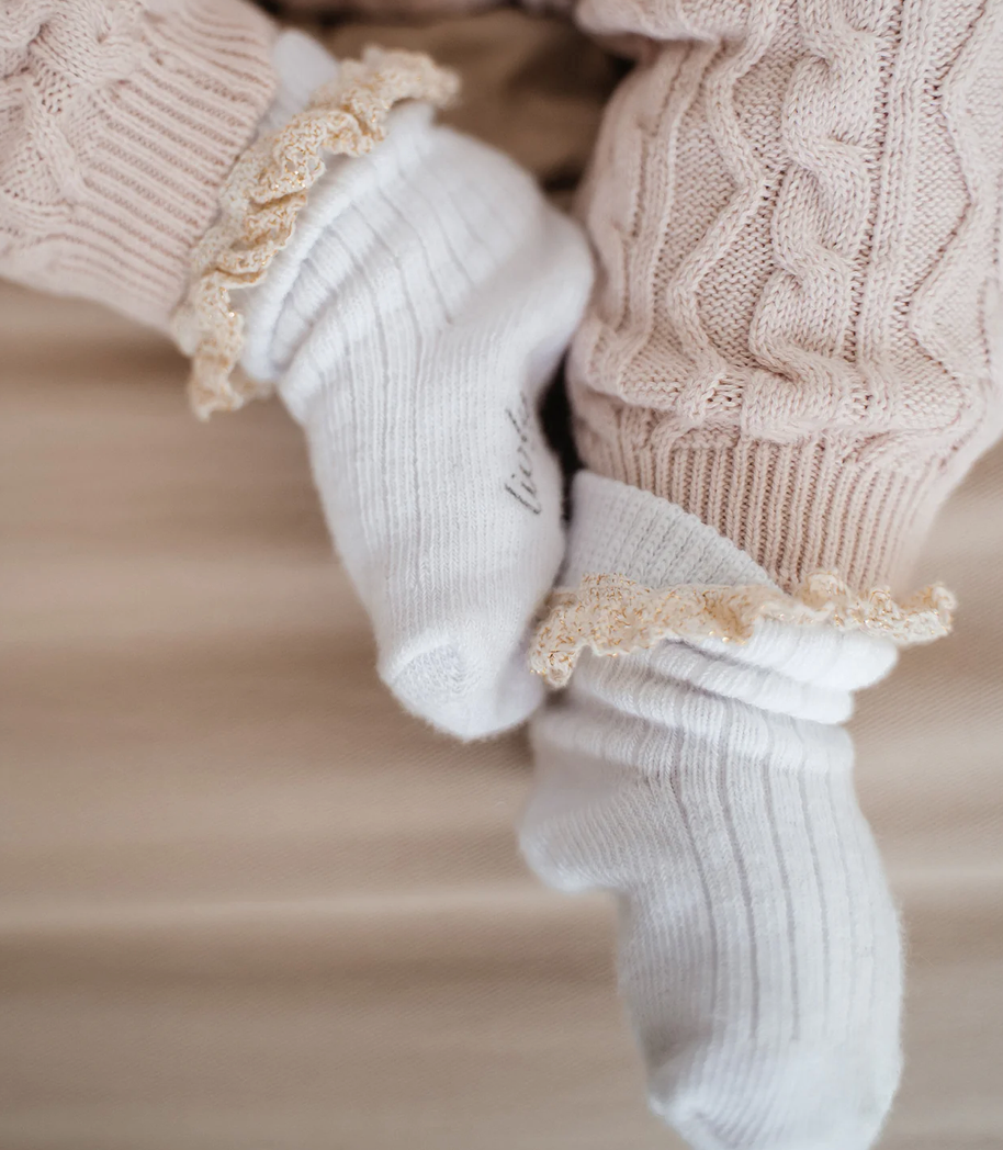 Lace Socks White