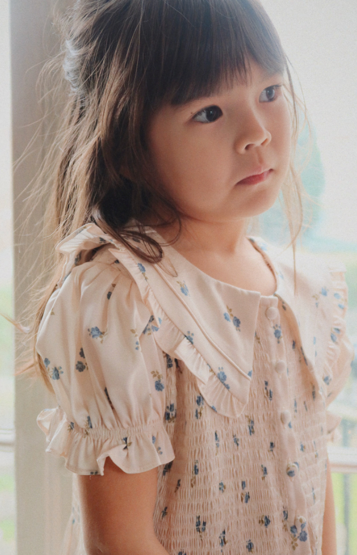 Celebration Sheeny Smock Dress Rosa Bleu
