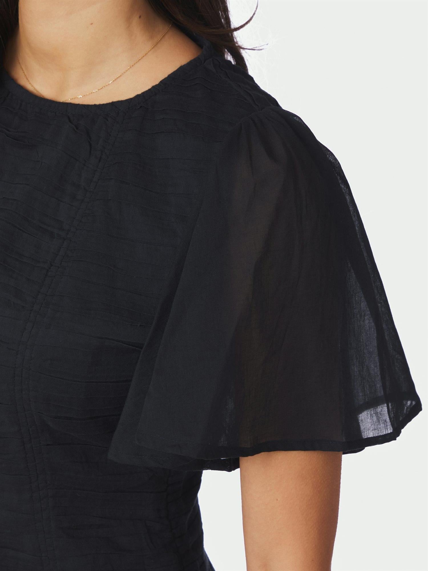 Circle S Voile Dress Navy