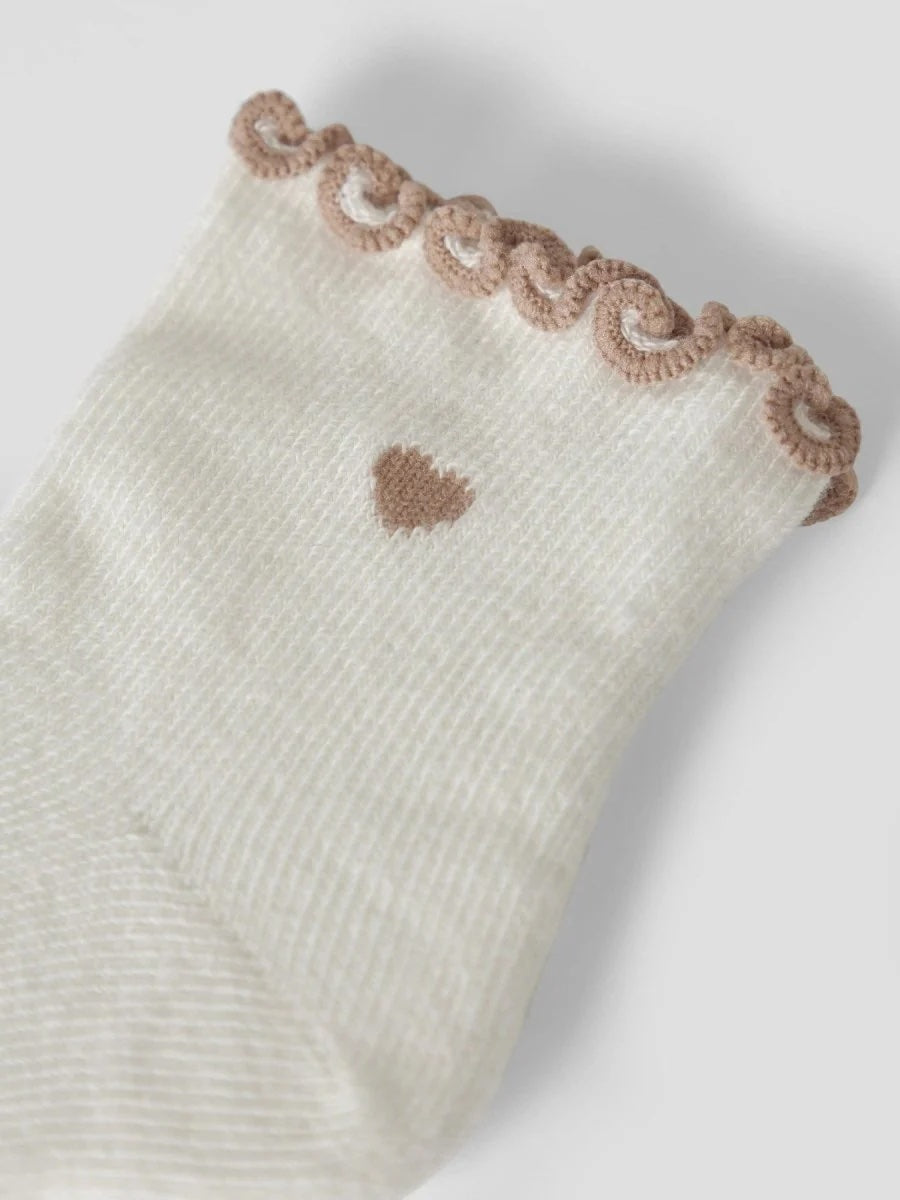 Fiducia Sock Coconut Milk/Oxford Tan