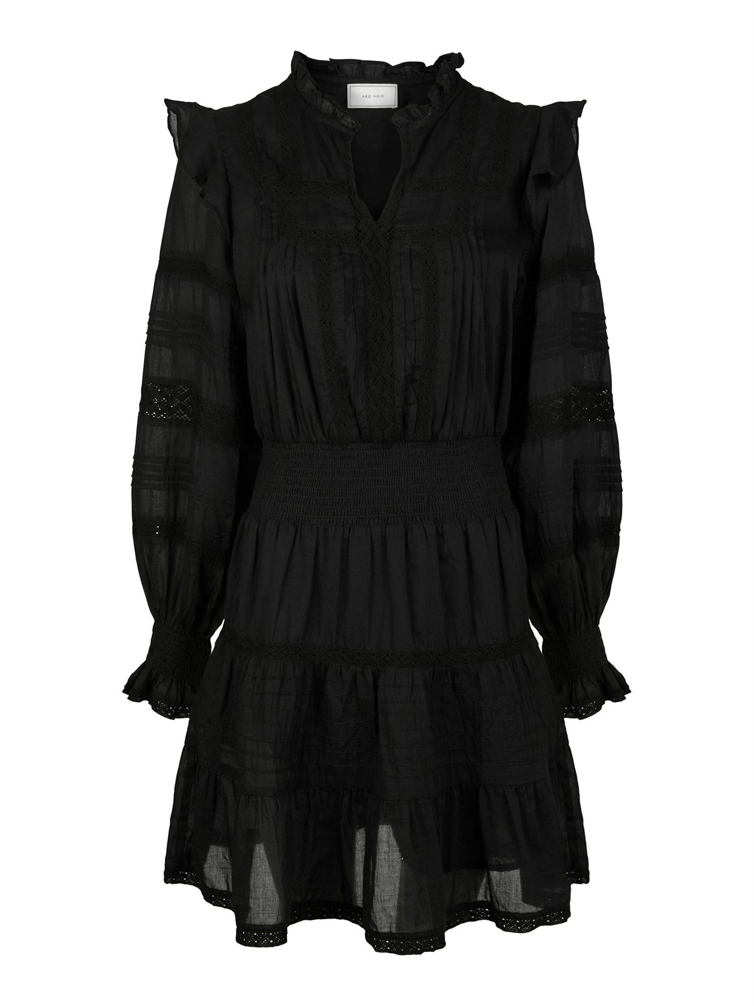 Aran Voile Dress Black