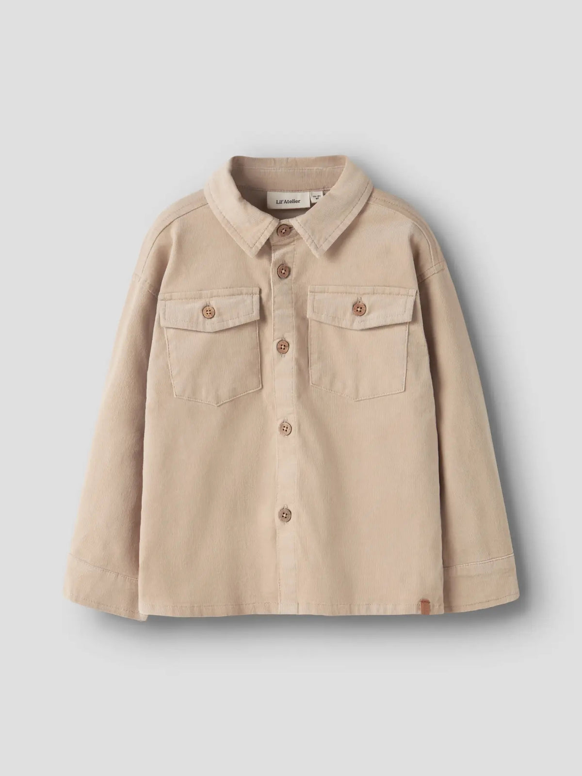 Somba San Ls Cord Shirt 2268-So White Pepper