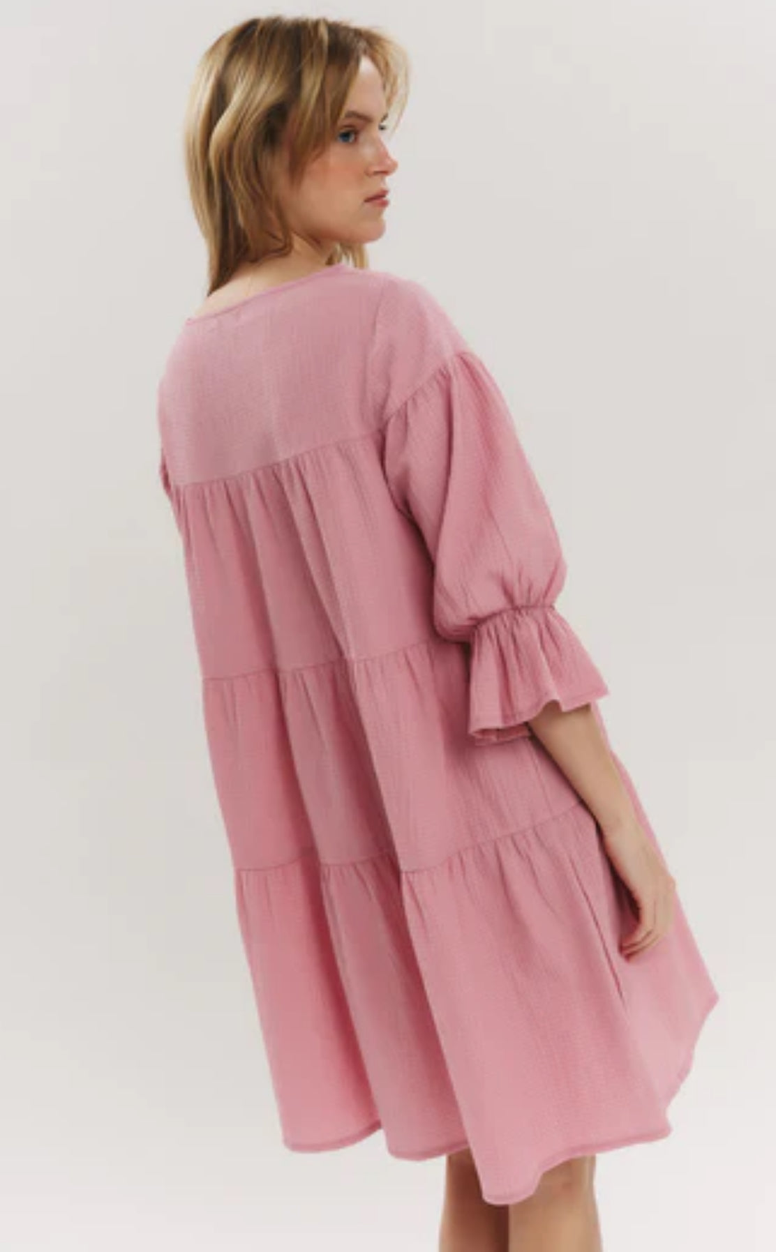 Indiana Dress Washed Pink
