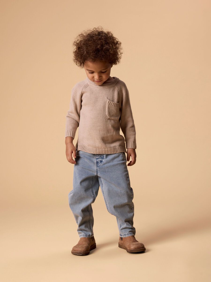 Fogon Ls Knit Oxford Tan