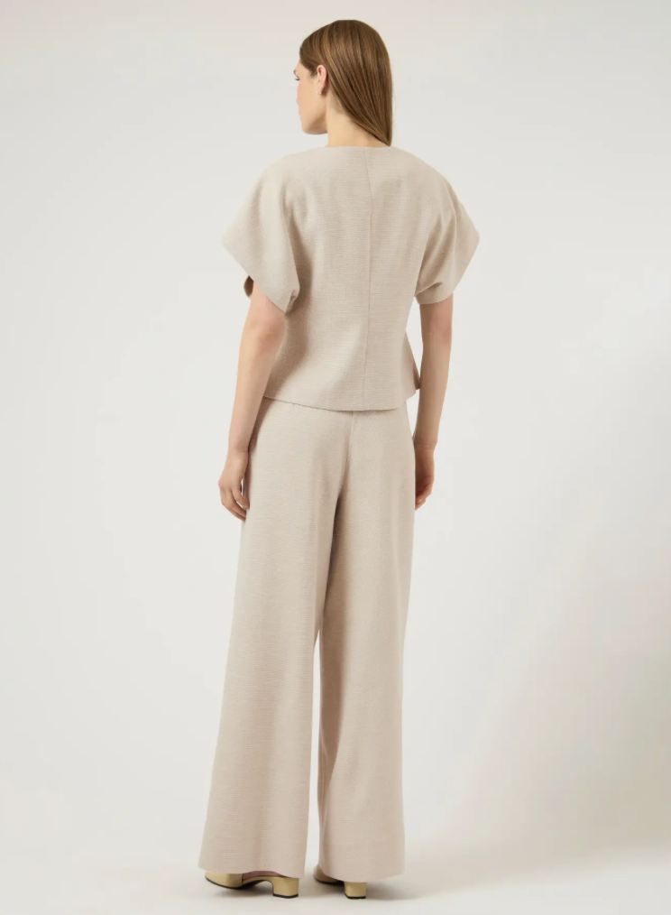 Yascomira Highwaist Pant Oatmeal