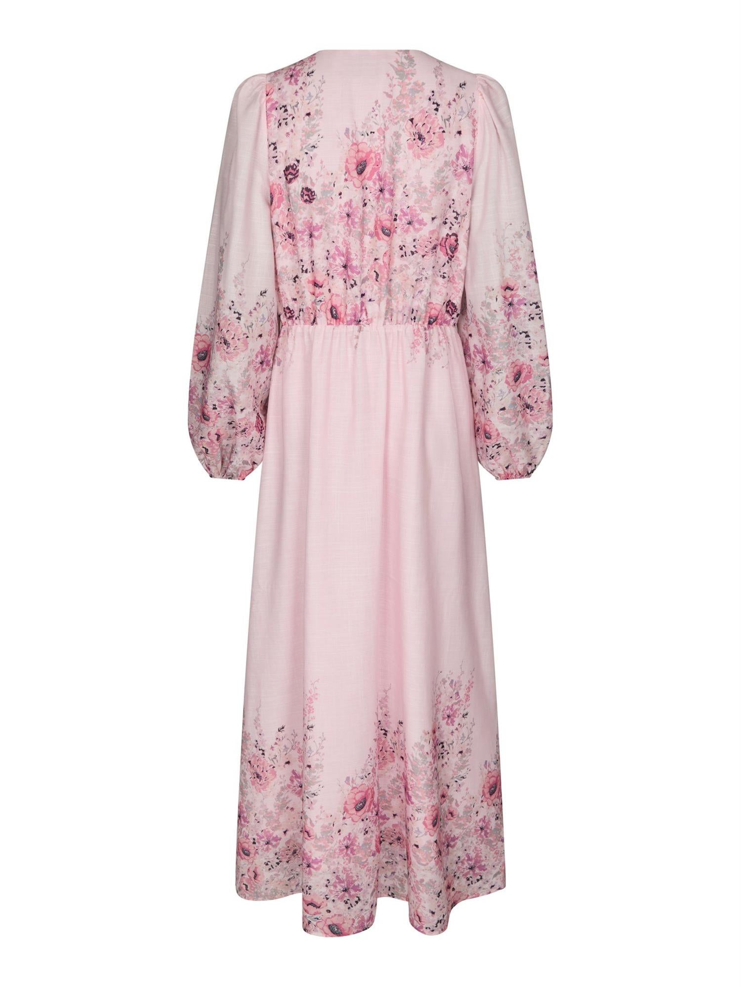 Silfi Flower Print Dress Dusty Rose