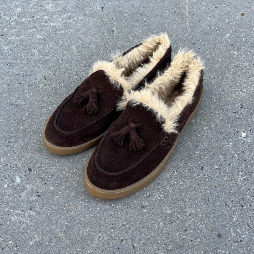 Just A Kiss Suede Dark Brown