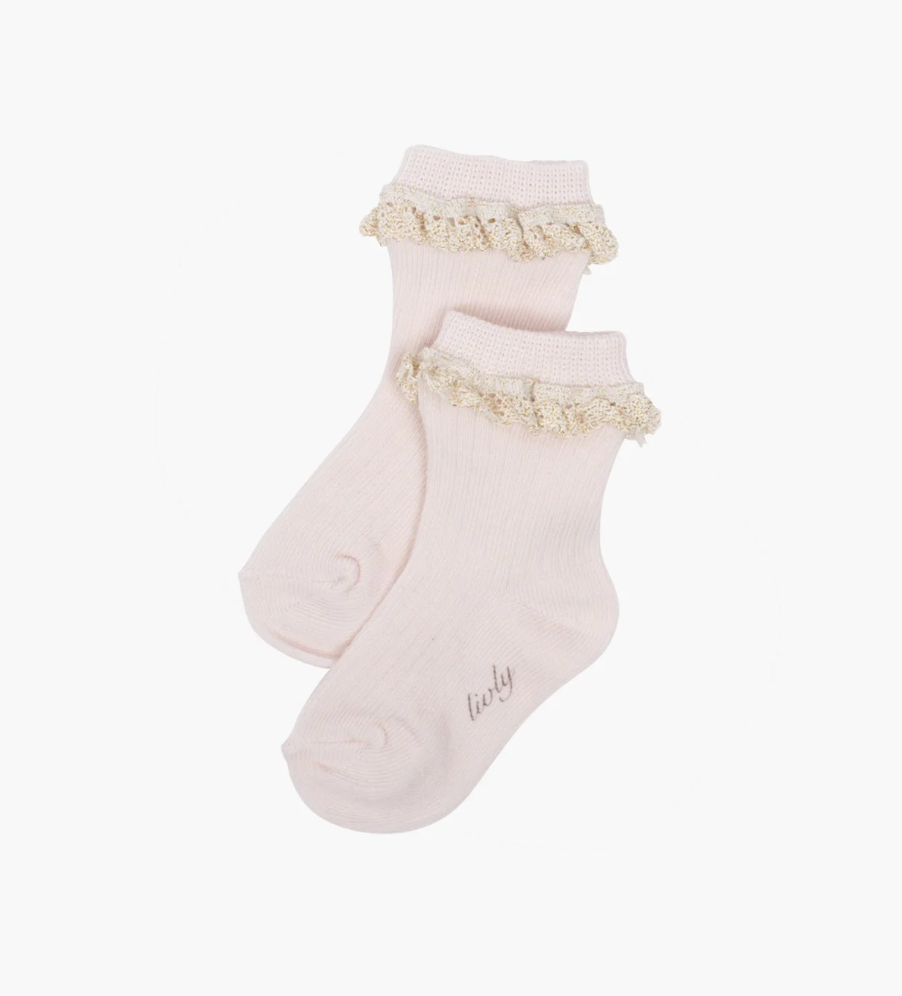 Lace Socks Pink