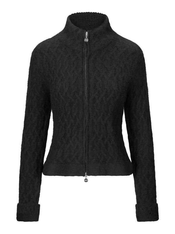Nelly Alpaca Cardigan Black