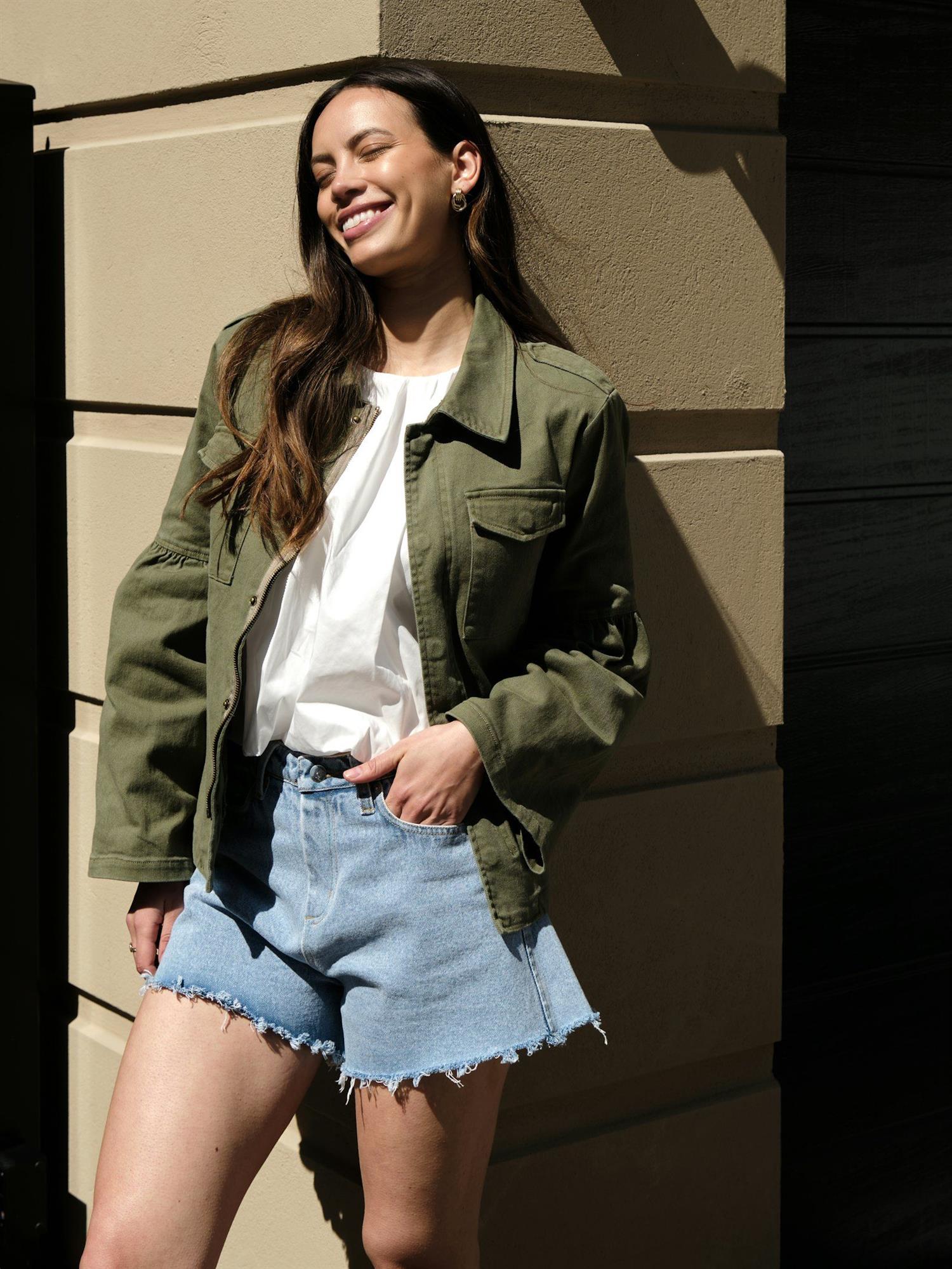 Jaynor Denim Jacket Army