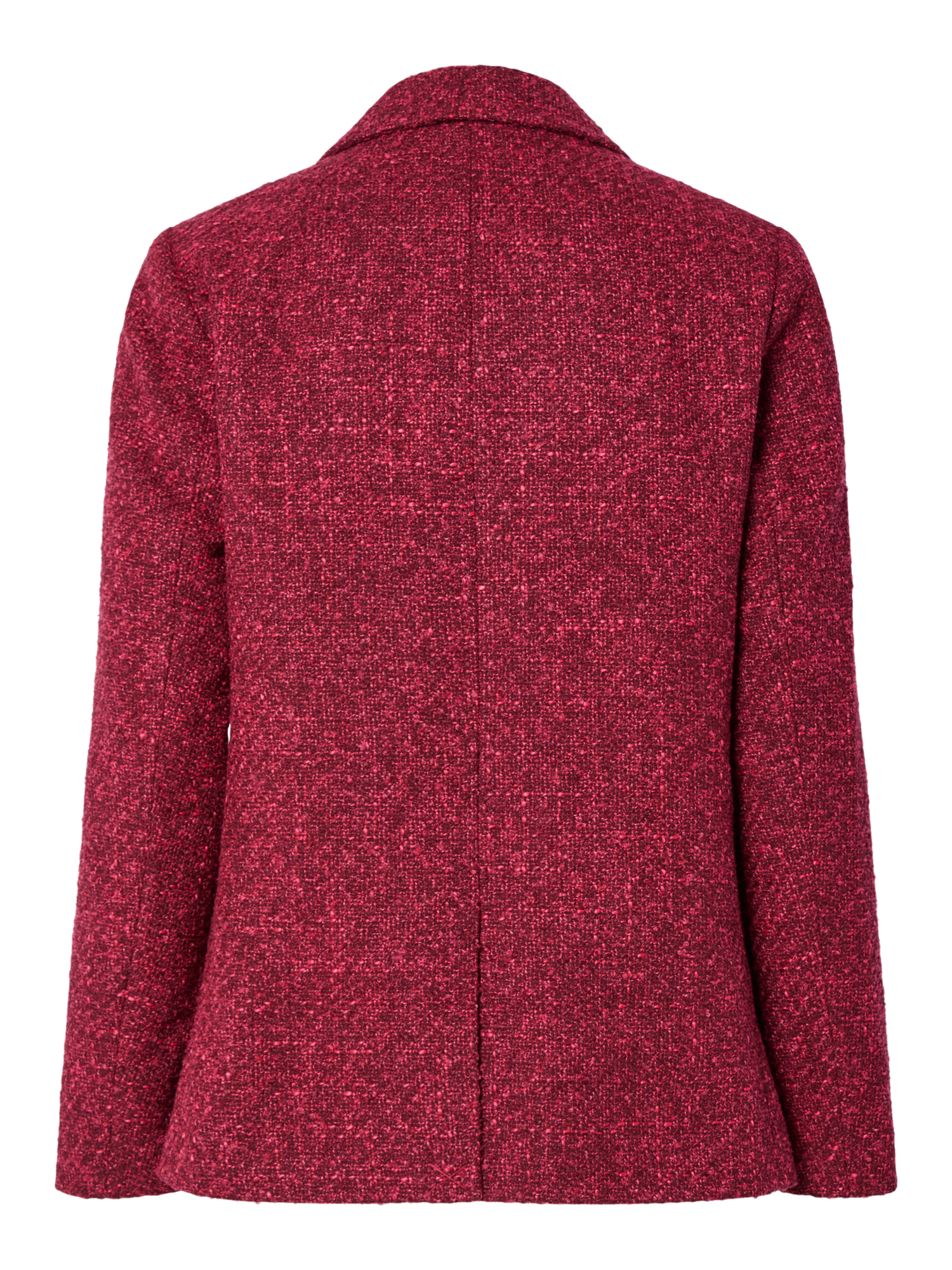 YASPETRA Boucle Blazer Tibetan Red Pink Melange